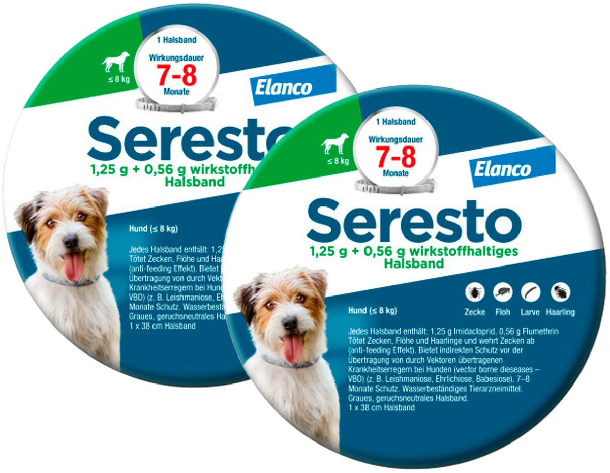 Seresto Halsband für kleine Hunde 2 x 1 Stück