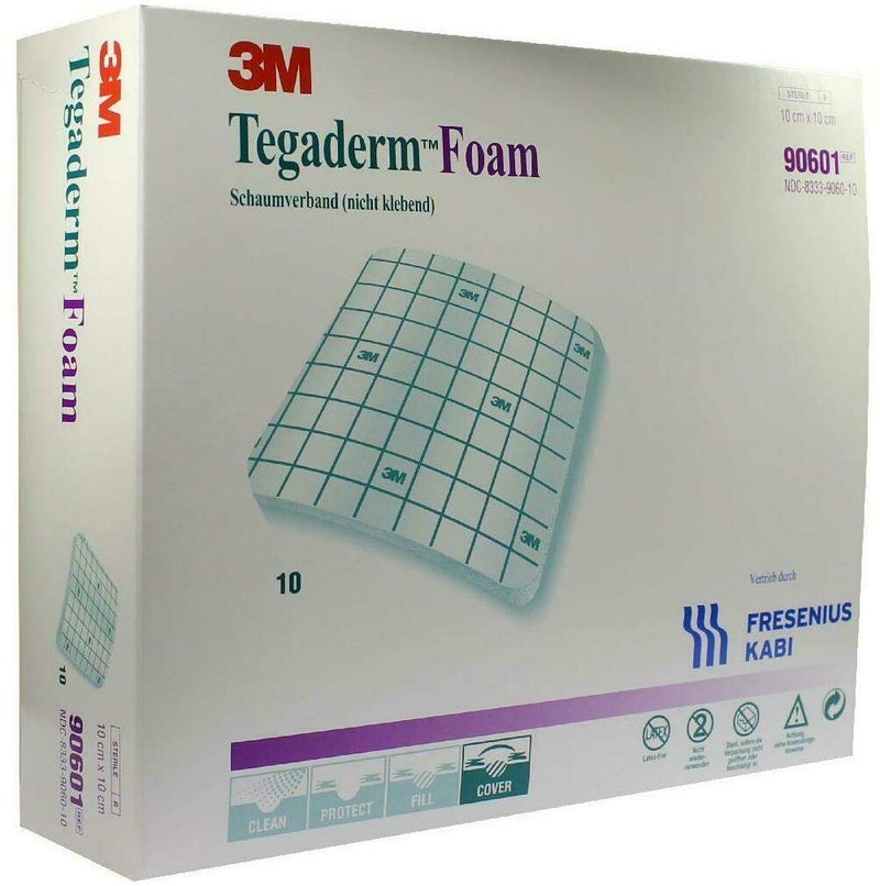 Tegaderm Foam Fk 10x10cm 90601