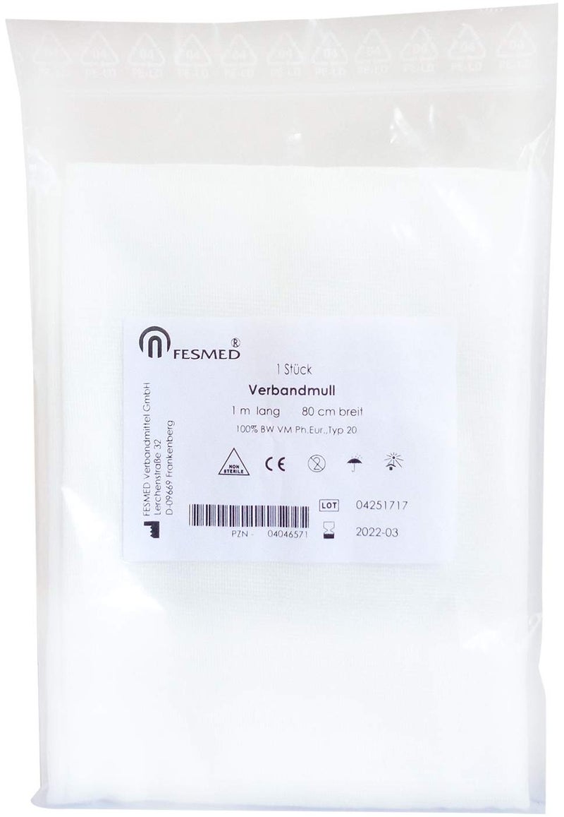 Verbandmull Bw 1x0,80m Unsteril
