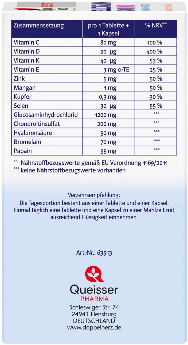 Doppelherz system Glucosamin 1200 Duo 60 Tabletten