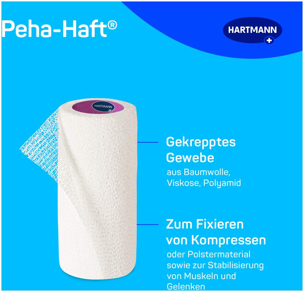 Peha-Haft Fixierbinde Latexfrei 6 cm X 4 M