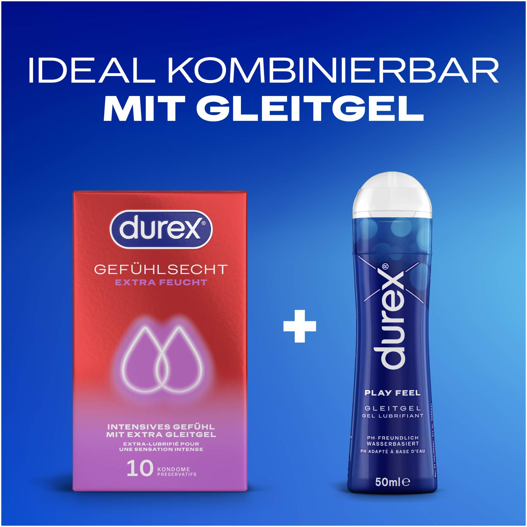 Durex Gefühlsecht extra feucht 10 Kondome