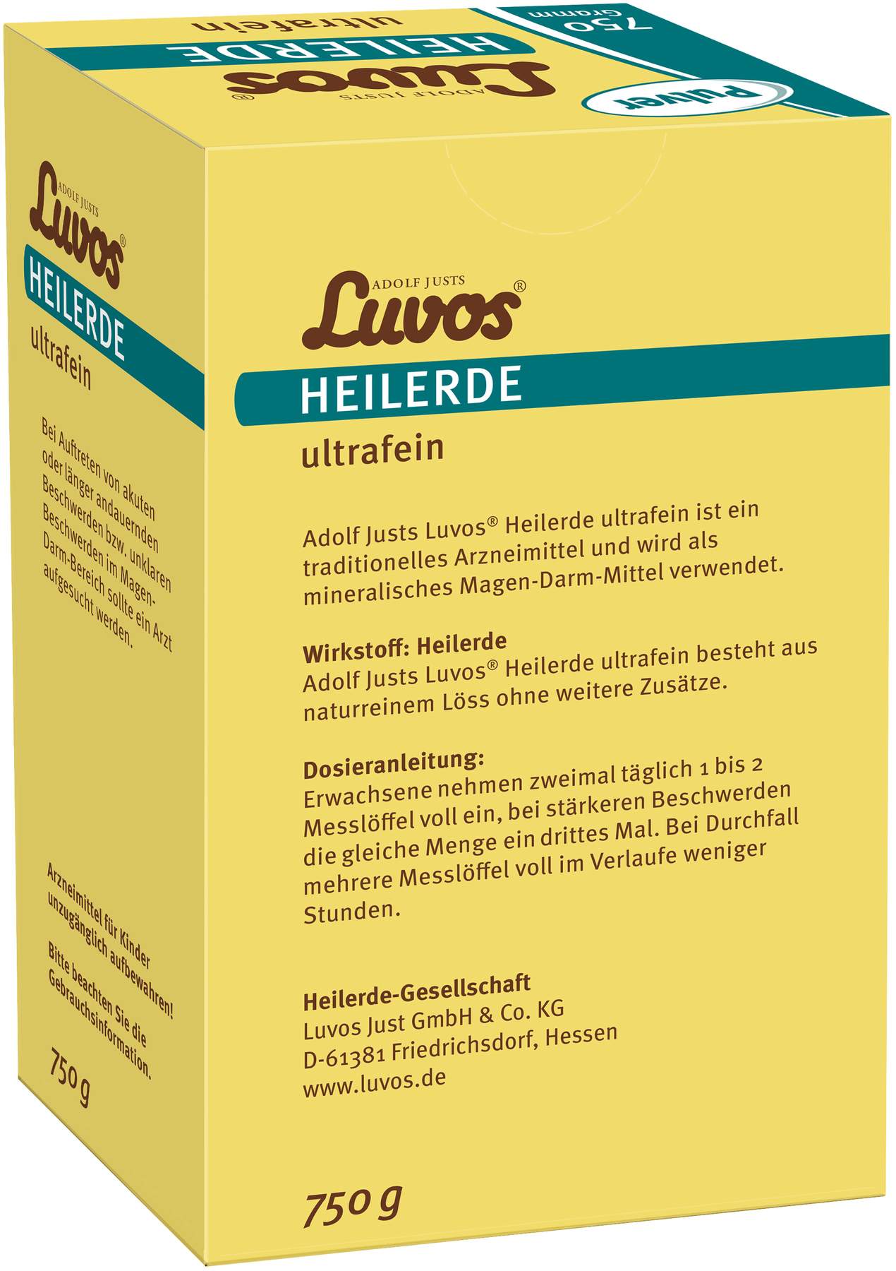 Luvos Heilerde Ultrafein 750 G