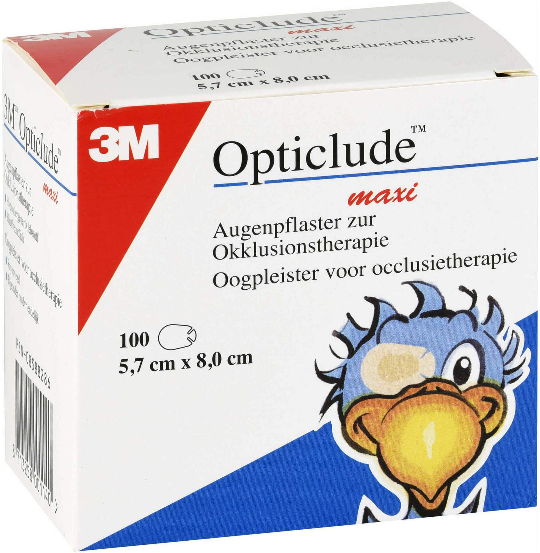 Opticlude 3m Maxi 5,7 X 8 cm 100 Stück
