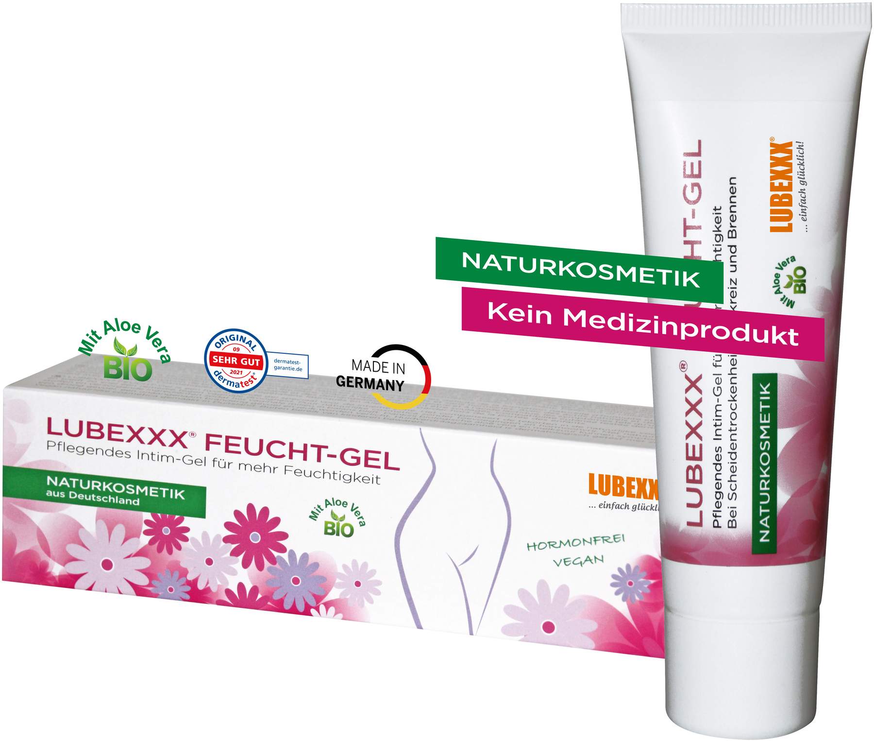 LUBEXXX Feucht - Gel Naturkosmetik Für den Intimbereich 50 ml Gel