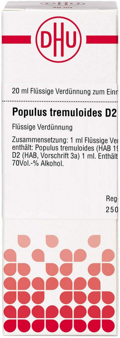 Dhu Populus Tremuloides D2 Dilution 20 ml