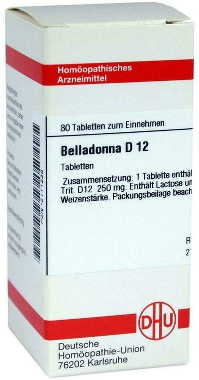 Dhu Belladonna D12 80 Tabletten