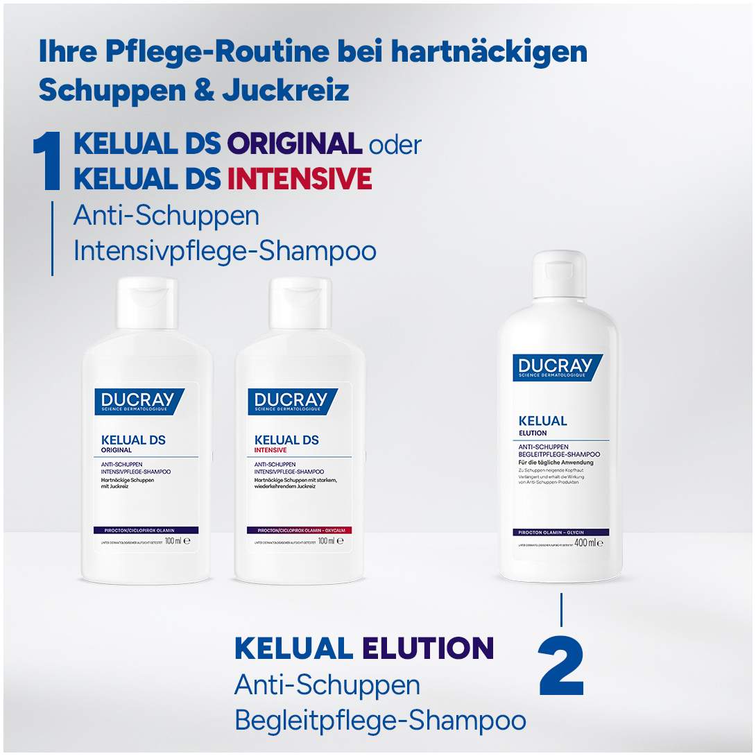 Ducray Kelual Elution Begleitpflege 400 ml Shampoo