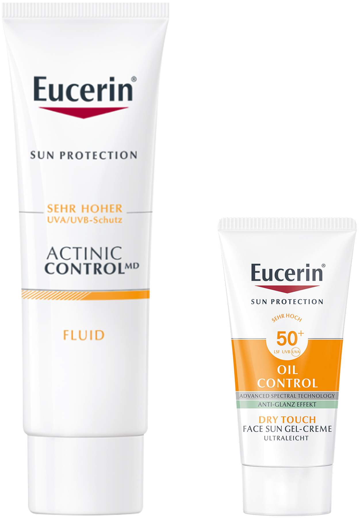 Eucerin Sun Actinic Control MD 80 ml Emulsion + gratis Sun Gel-Creme Oil Control 20 ml