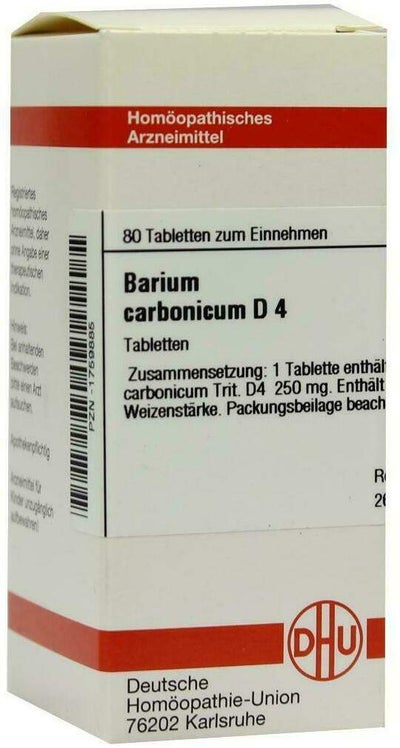 Dhu Barium Carbonicum D4 80 Tabletten
