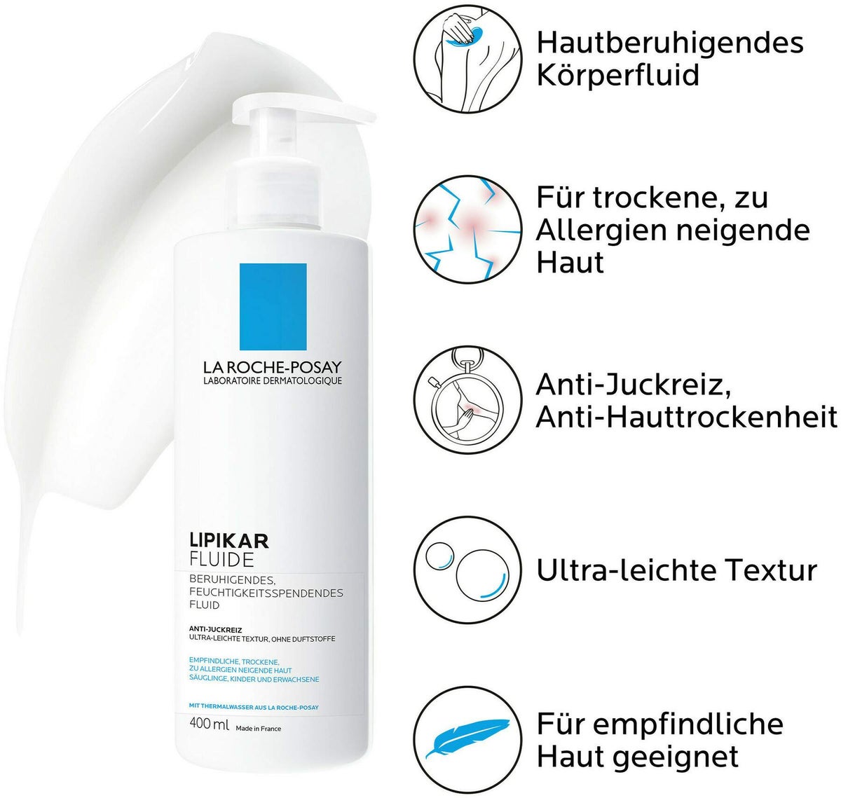 La Roche Posay Lipikar Fluide 400 ml