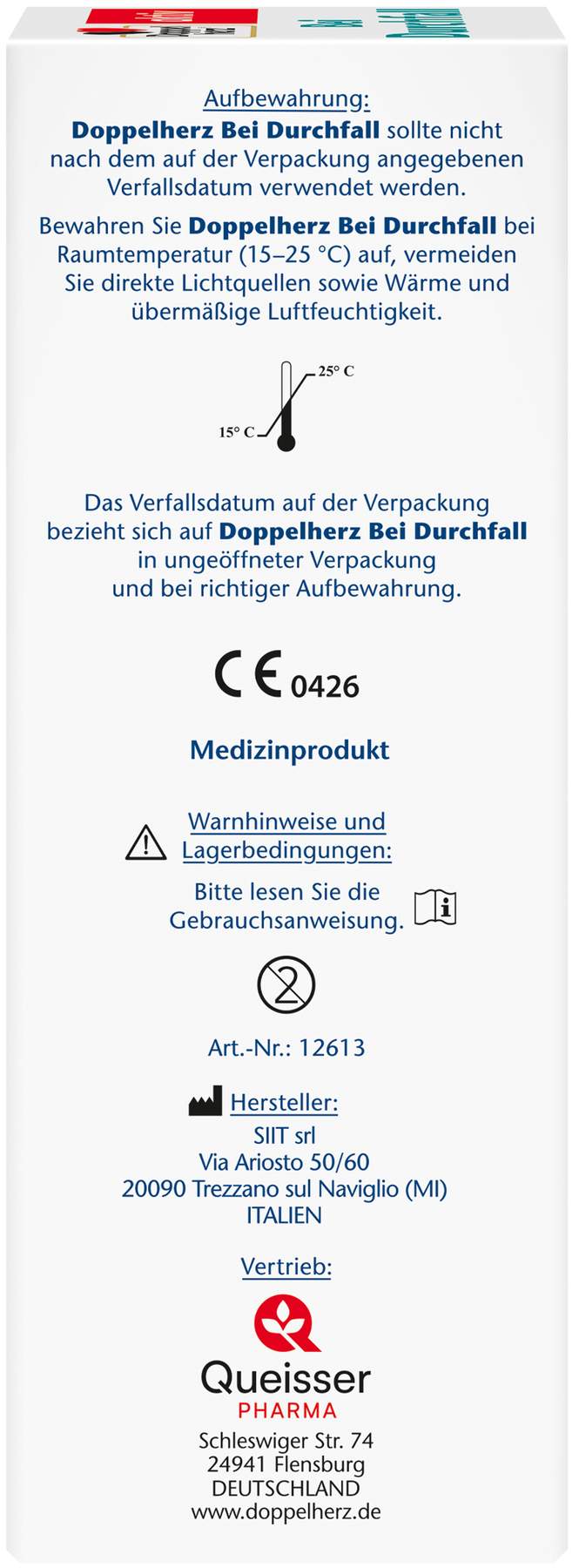 Doppelherz Aktiv bei Durchfall 10 Portionssticks