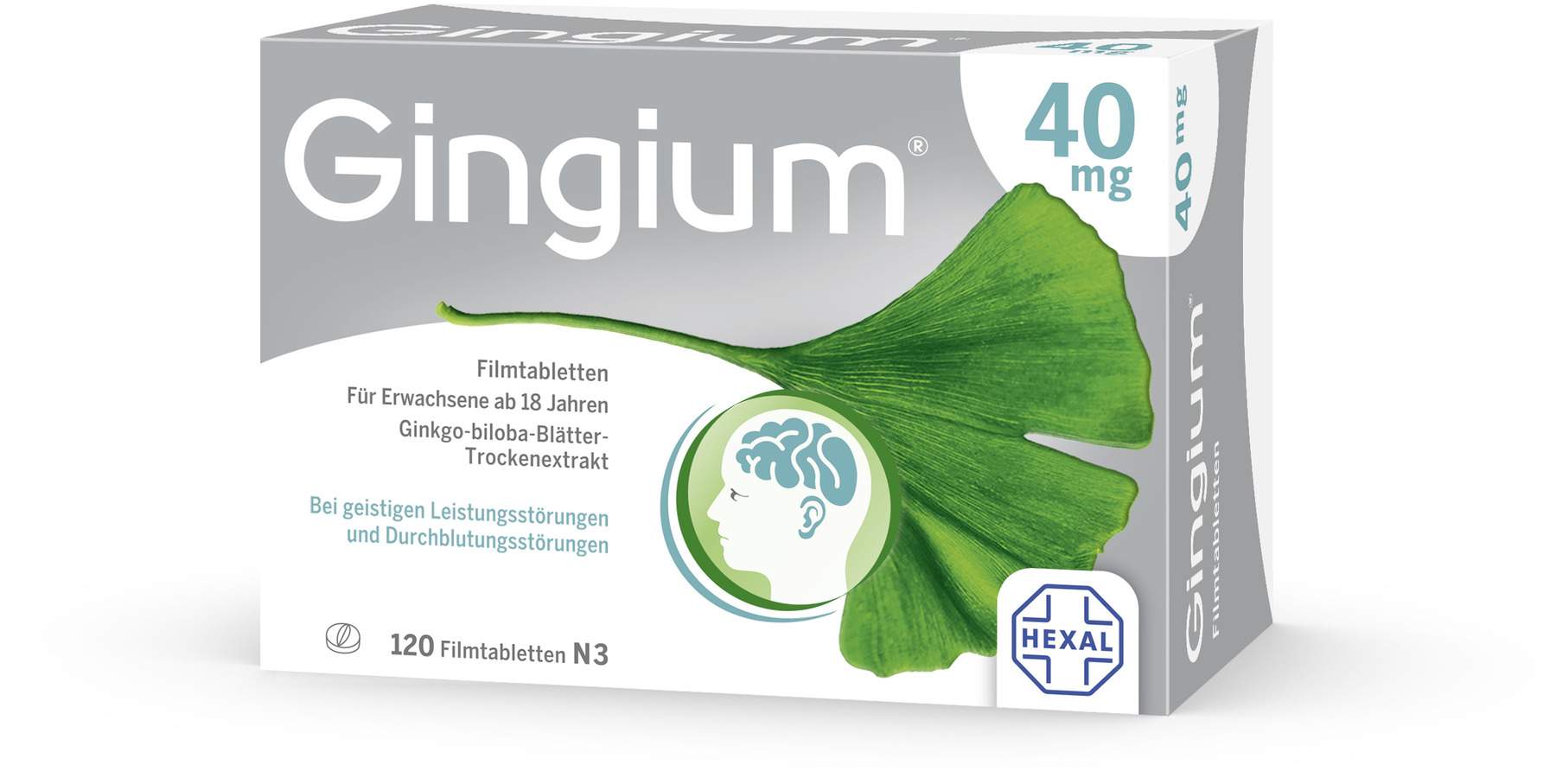 Gingium 40 mg 120 Filmtabletten