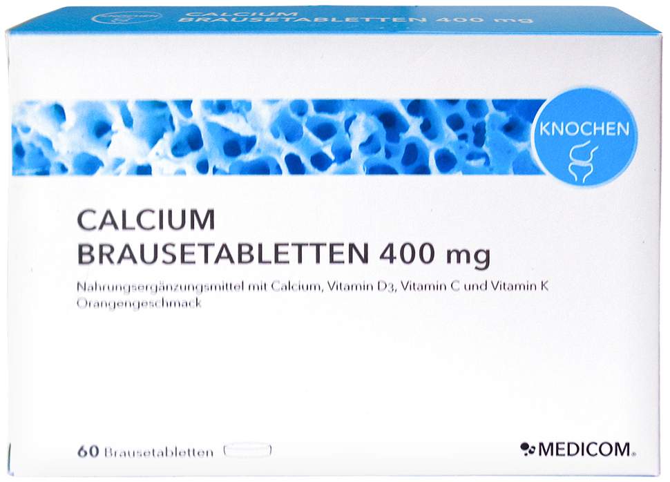 Calcium Brausetabletten 400 mg  60 Stück