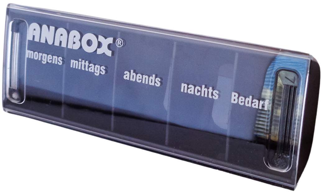 Anabox Tagesbox Schwarz 1 Stück