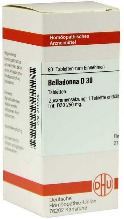Dhu Belladonna D30 80 Tabletten