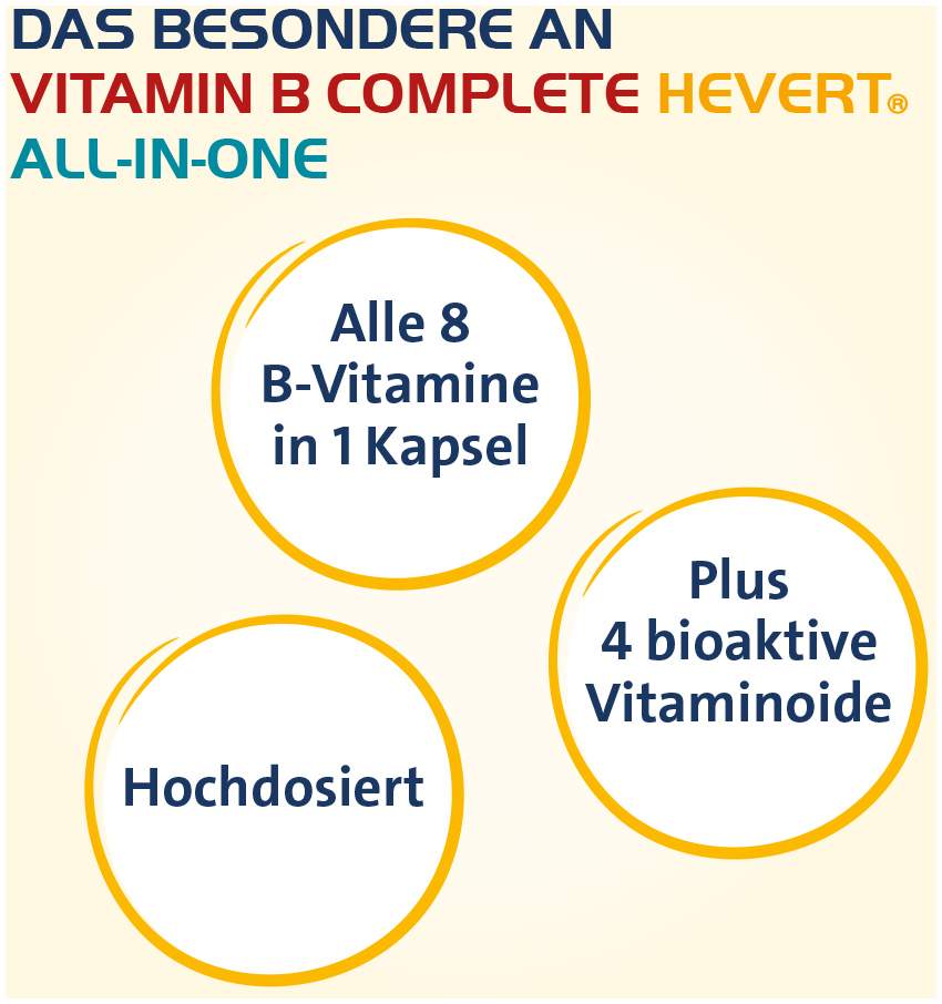 Vitamin B complete Hevert all-in-one 60 Kapseln