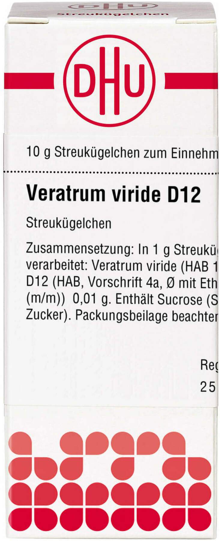 Dhu Veratrum Viride D12 10 G Globuli
