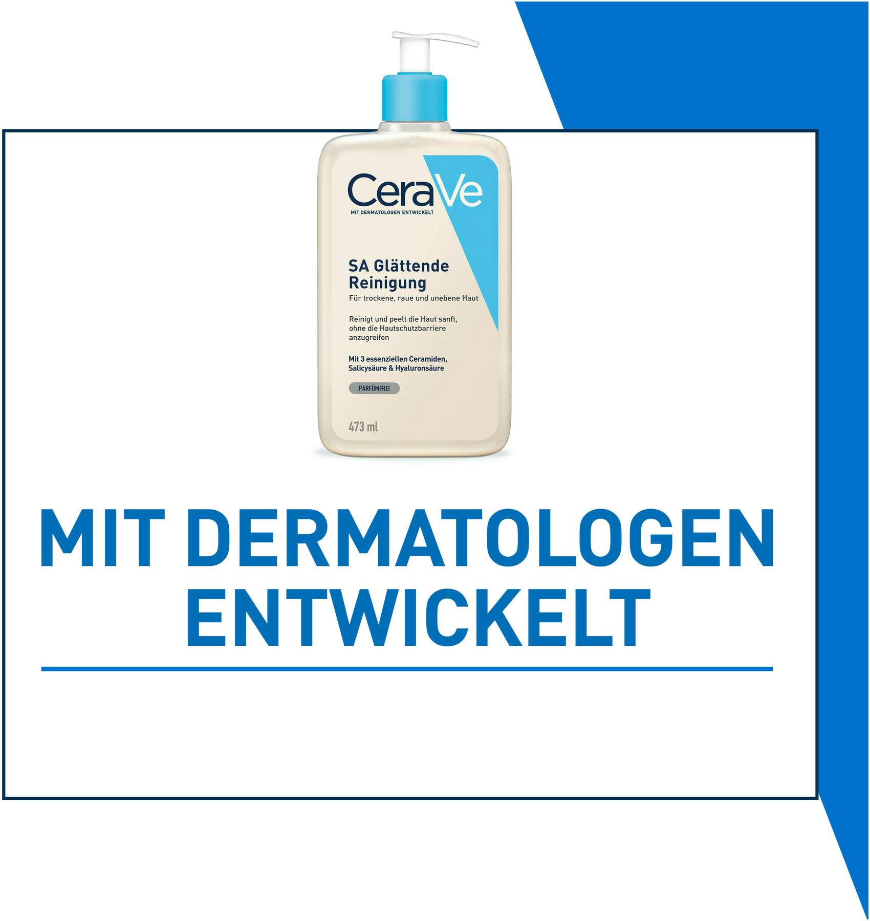 CeraVe SA Glättende Reinigung 473 ml + gratis Schäumendes Reinigungsgel 20 ml