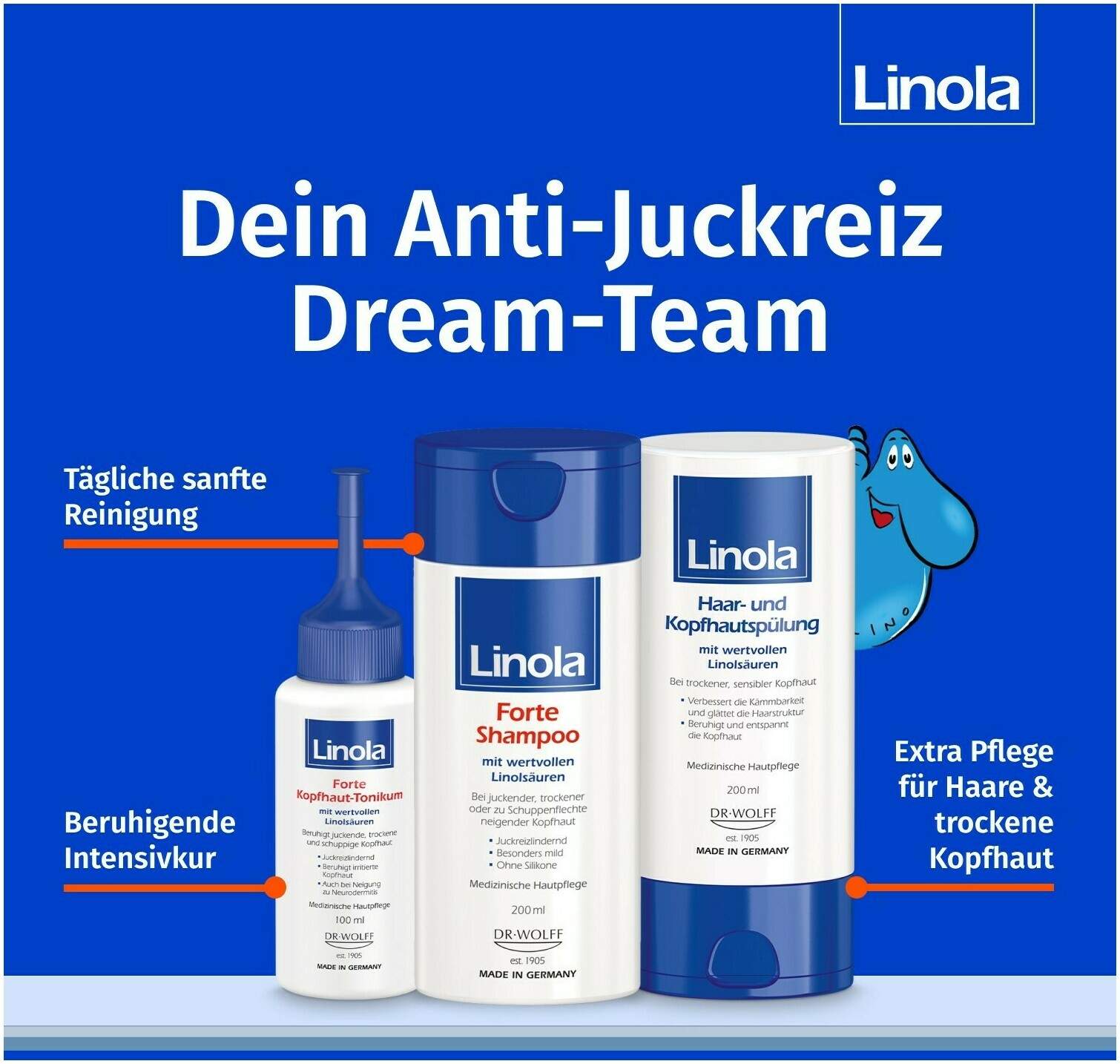 Linola Haar- und Kopfhautspülung 200 ml
