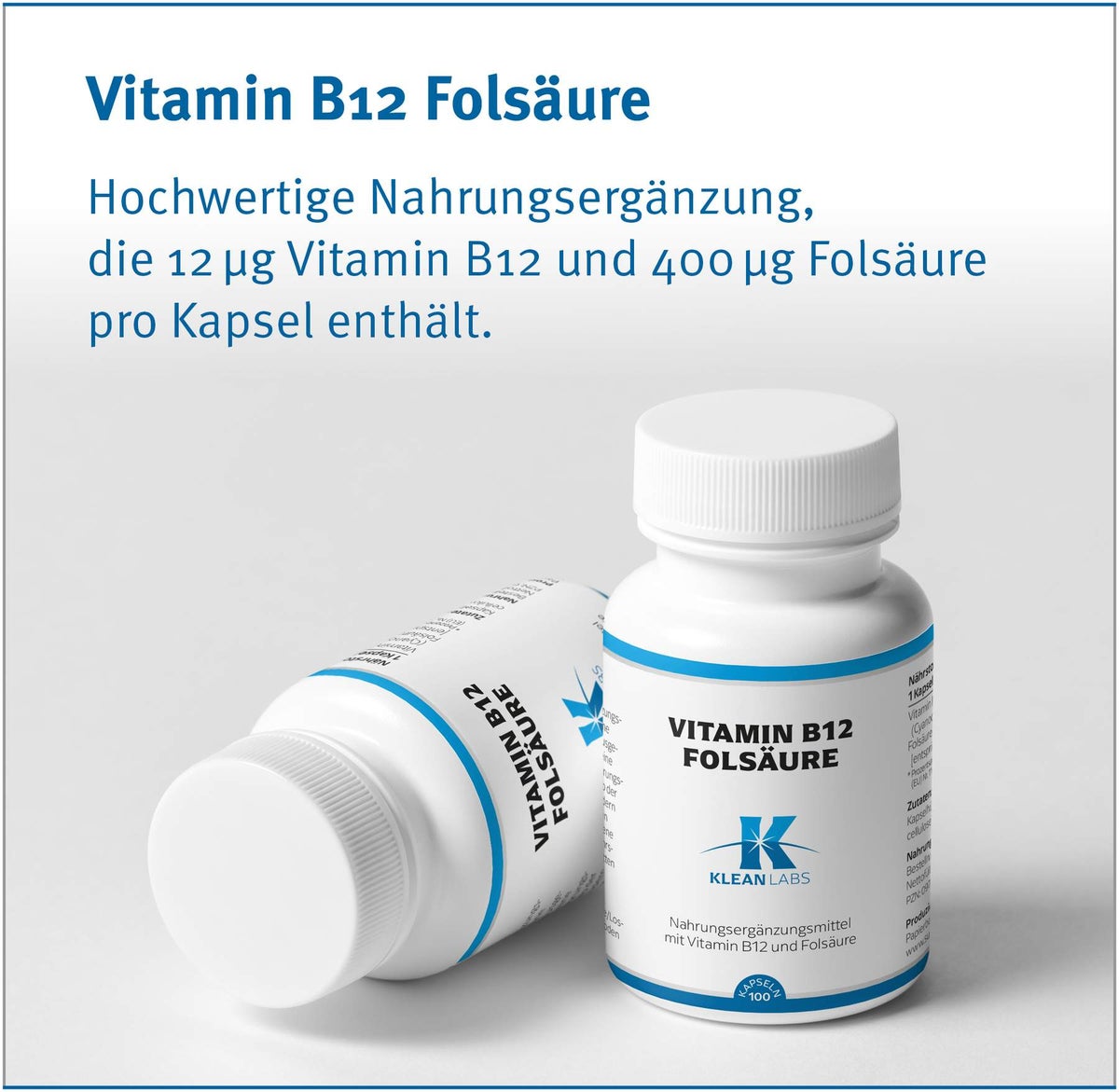 Vitamin B12 + Folsäure Kapseln