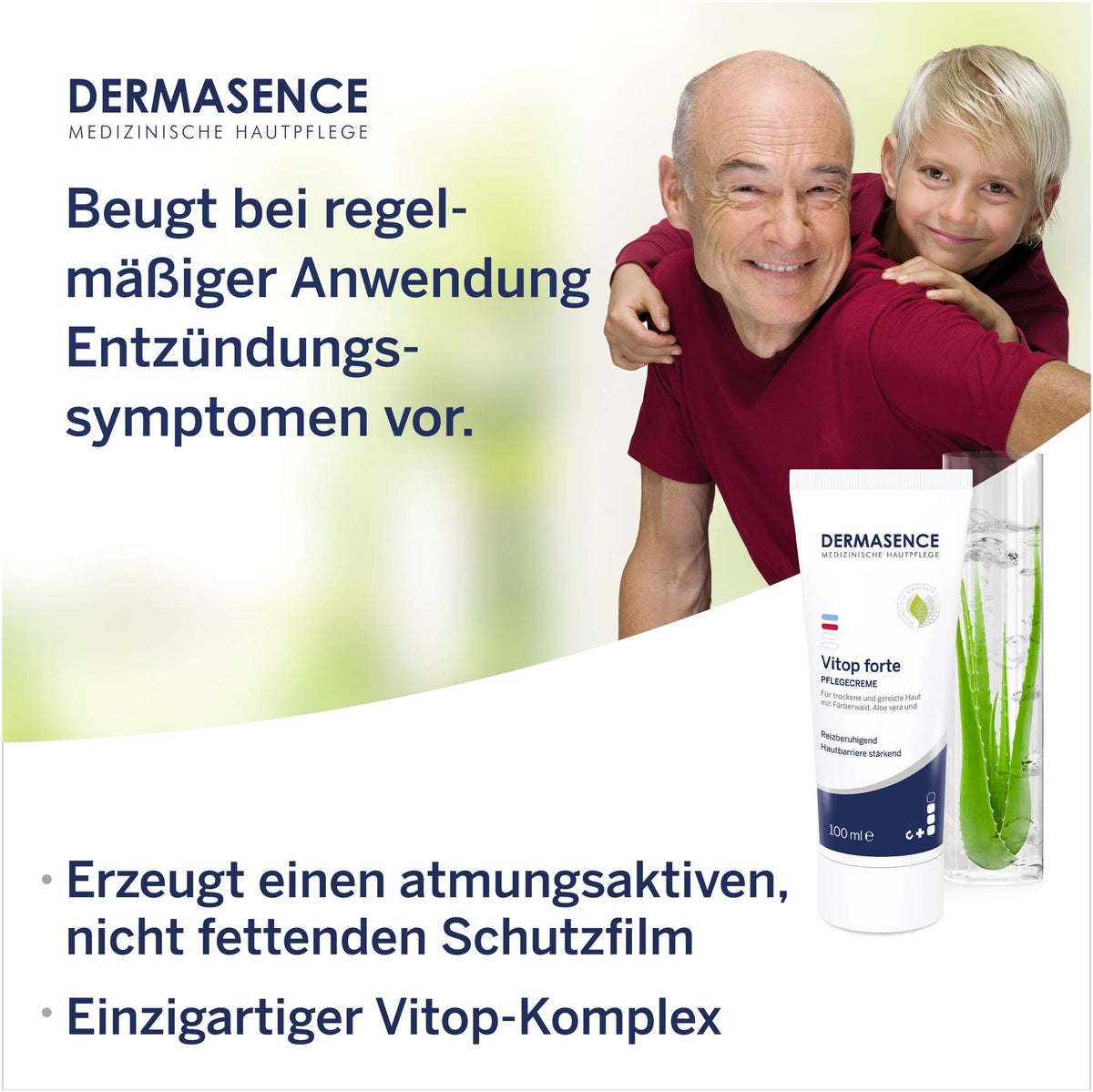 Dermasence Vitop Forte Pflegecreme 100 ml