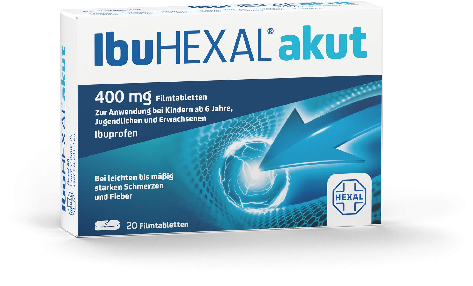 IbuHexal akut 400 mg 20 Filmtabletten