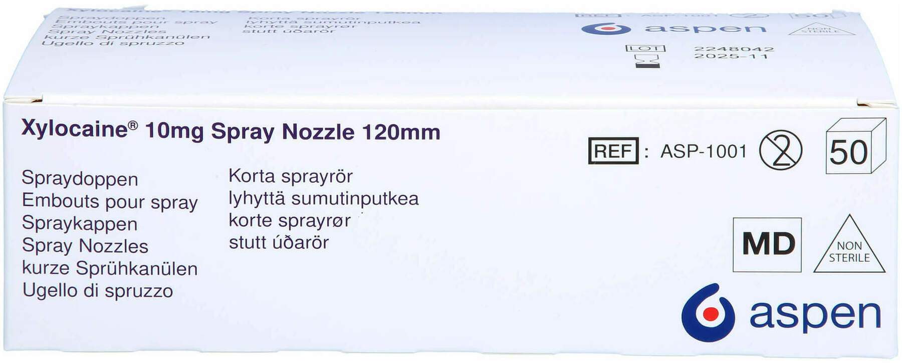 Xylocain Sprühkanülen K 12 cm 50 Stück