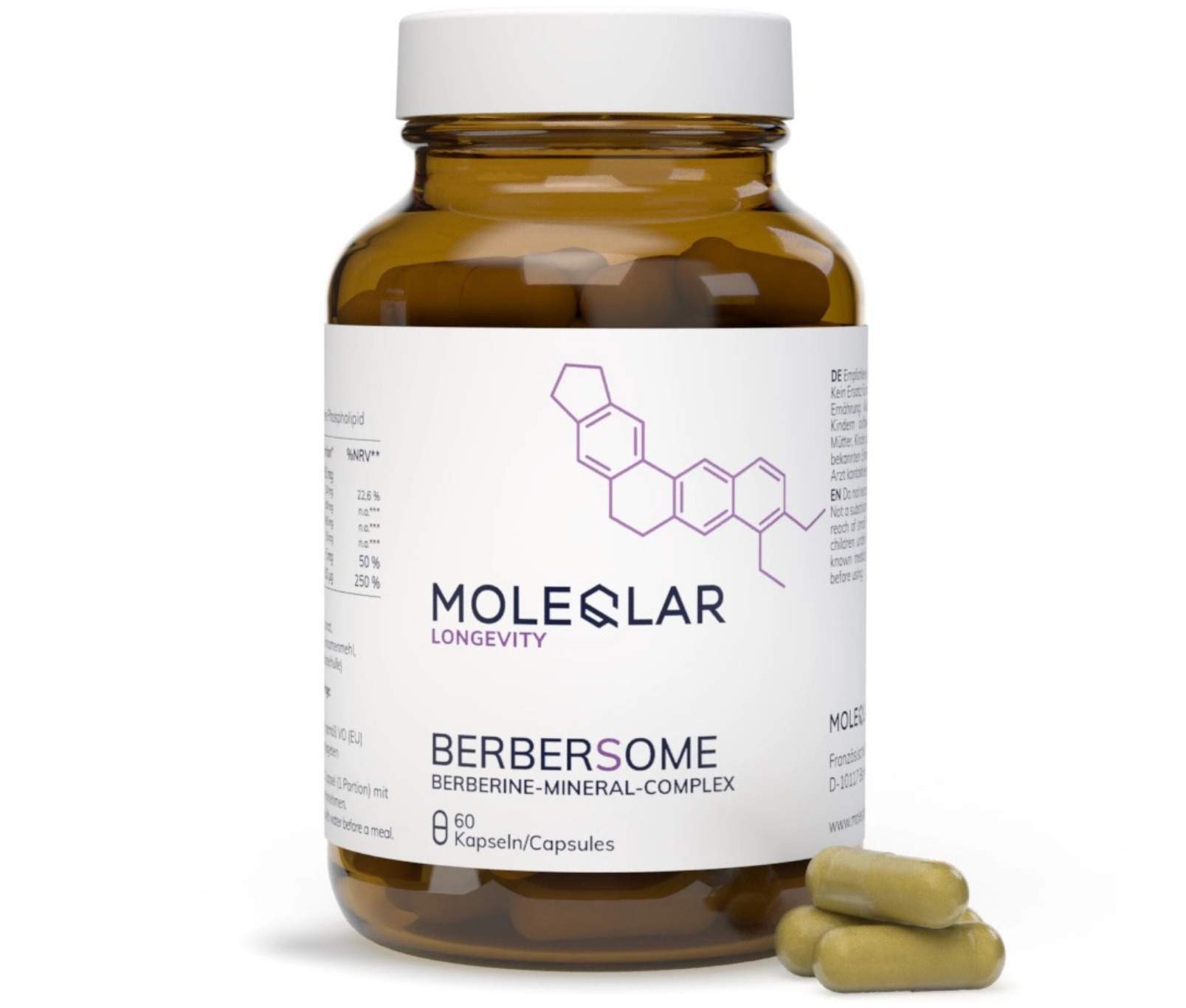 MoleQlar Berberine Mineral-Complex 60 Kapseln