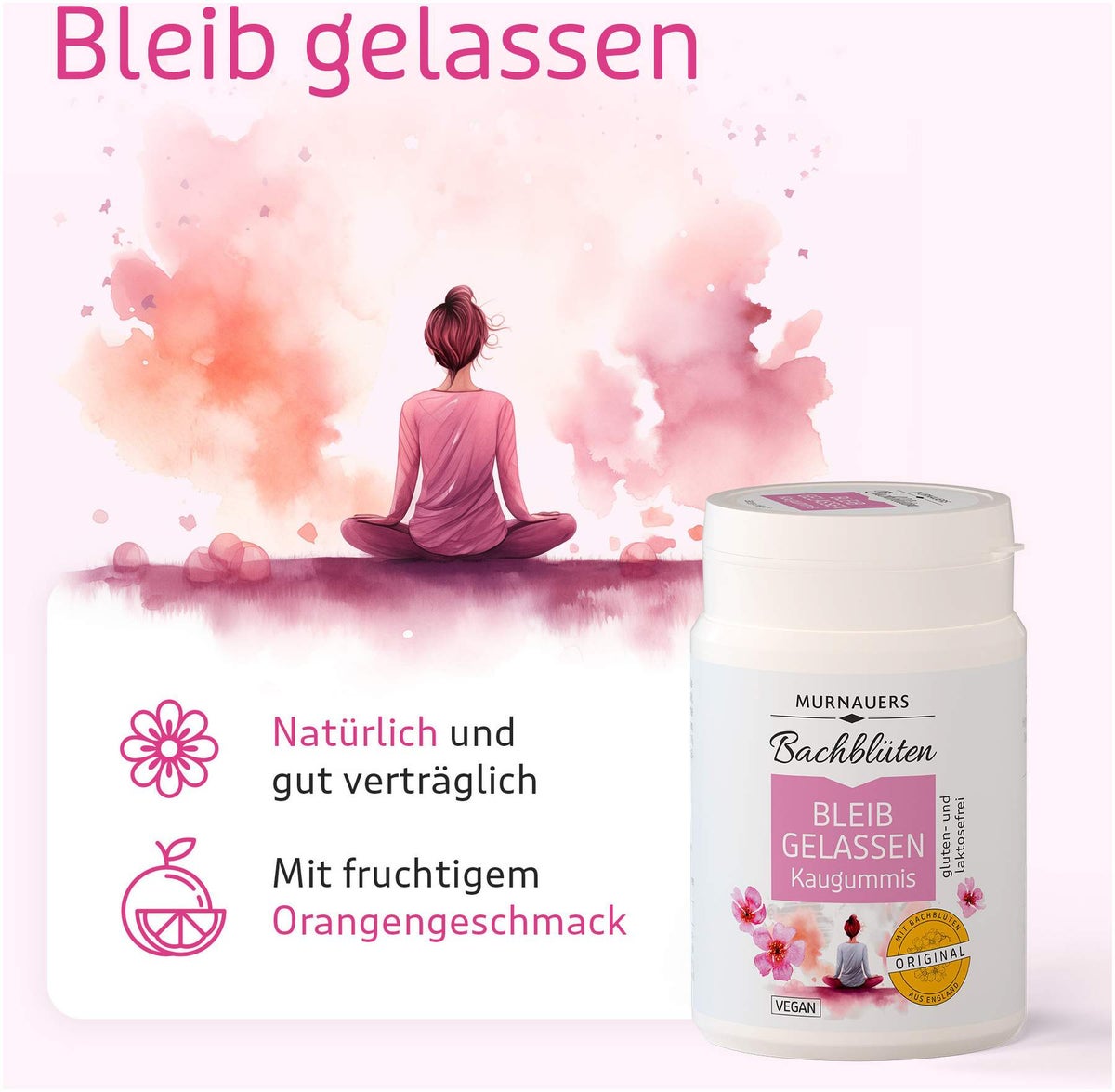 Bachblüten Murnauer 74 G Kaugummis Bleib Gelassen