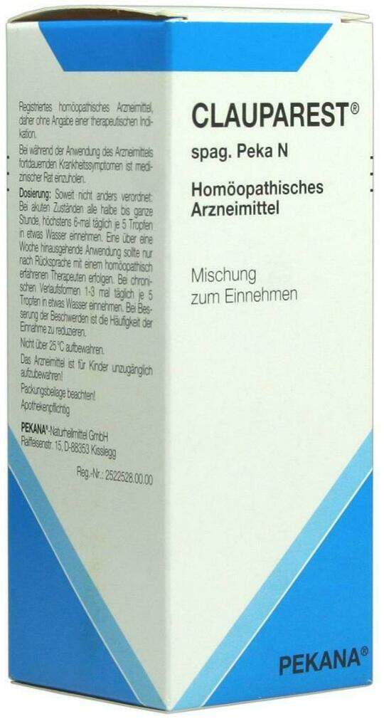 Clauparest Spag. Peka N 100 ml Tropfen