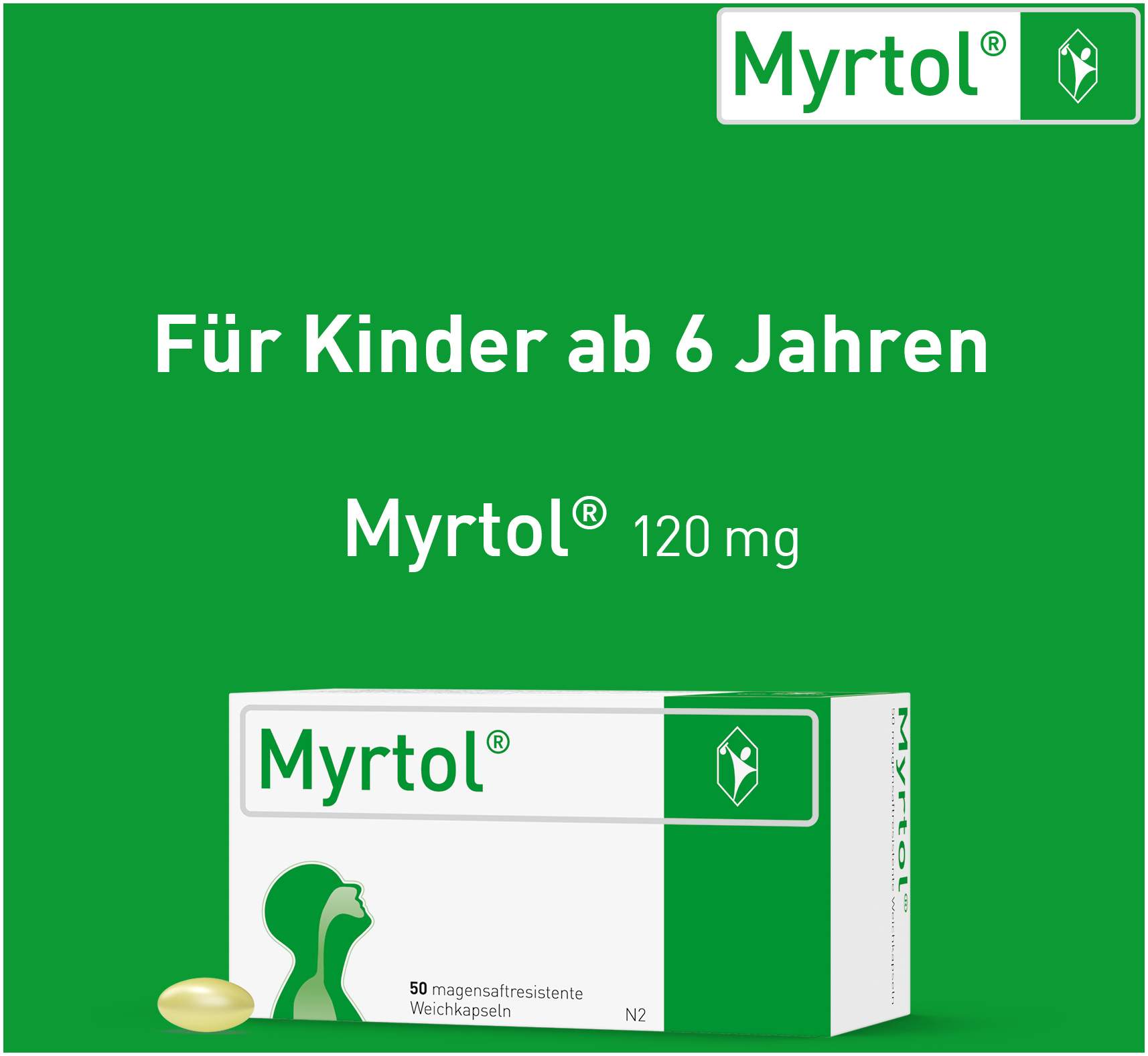Myrtol Magensaftresistente Weichkapseln 50 Stück