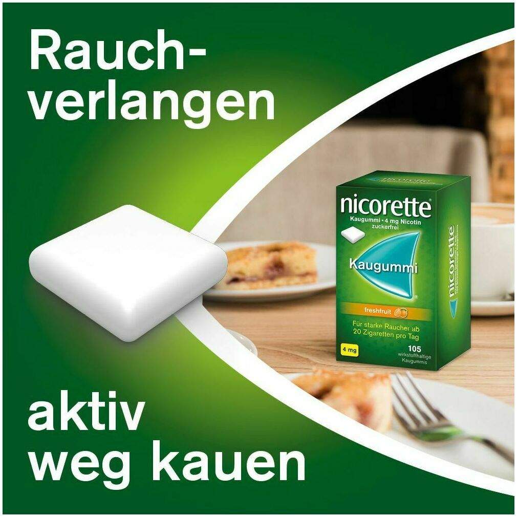 Nicorette 4 mg freshfruit Kaugummi 210 Stück