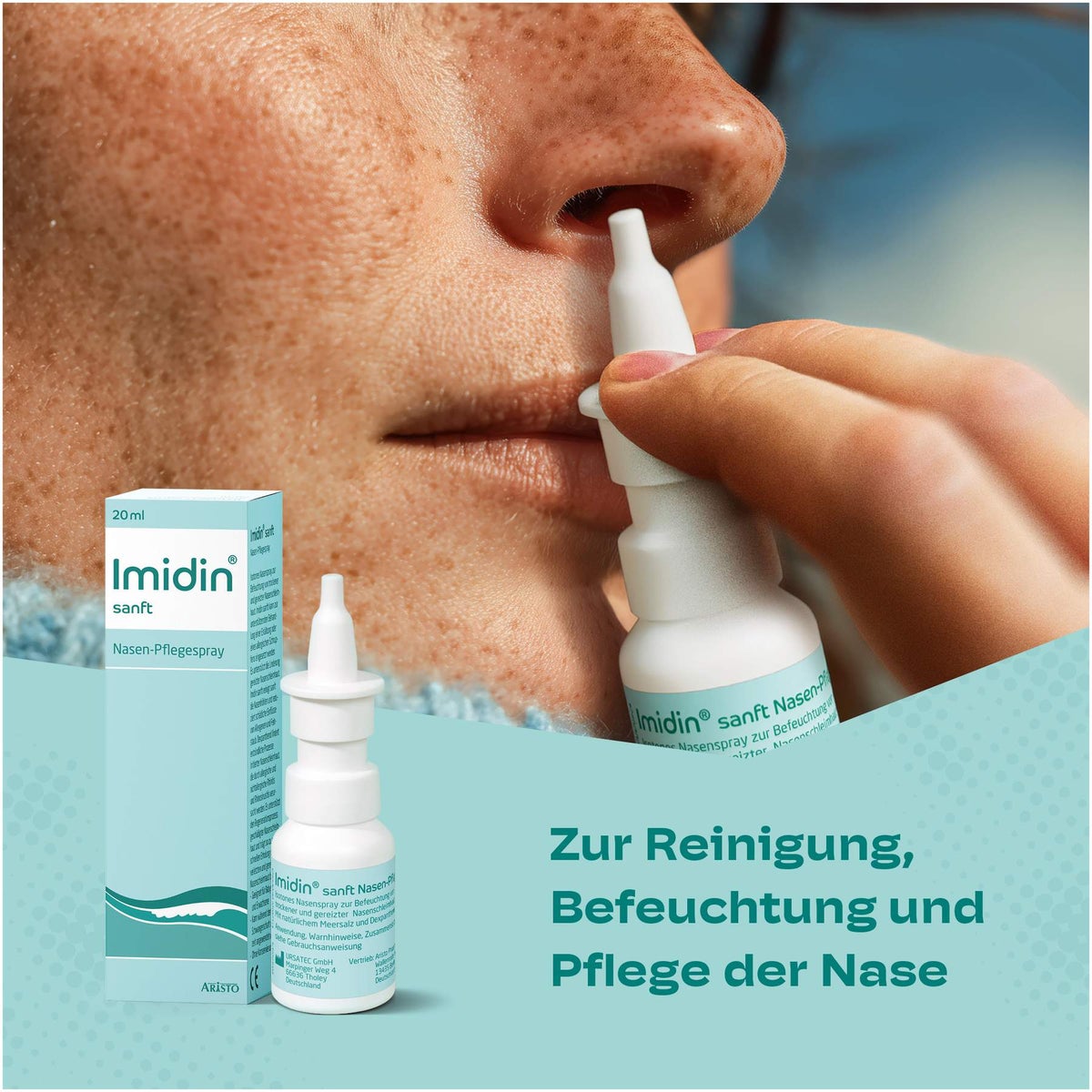 Imidin Sanft Nasen Pflegespray 20 ml