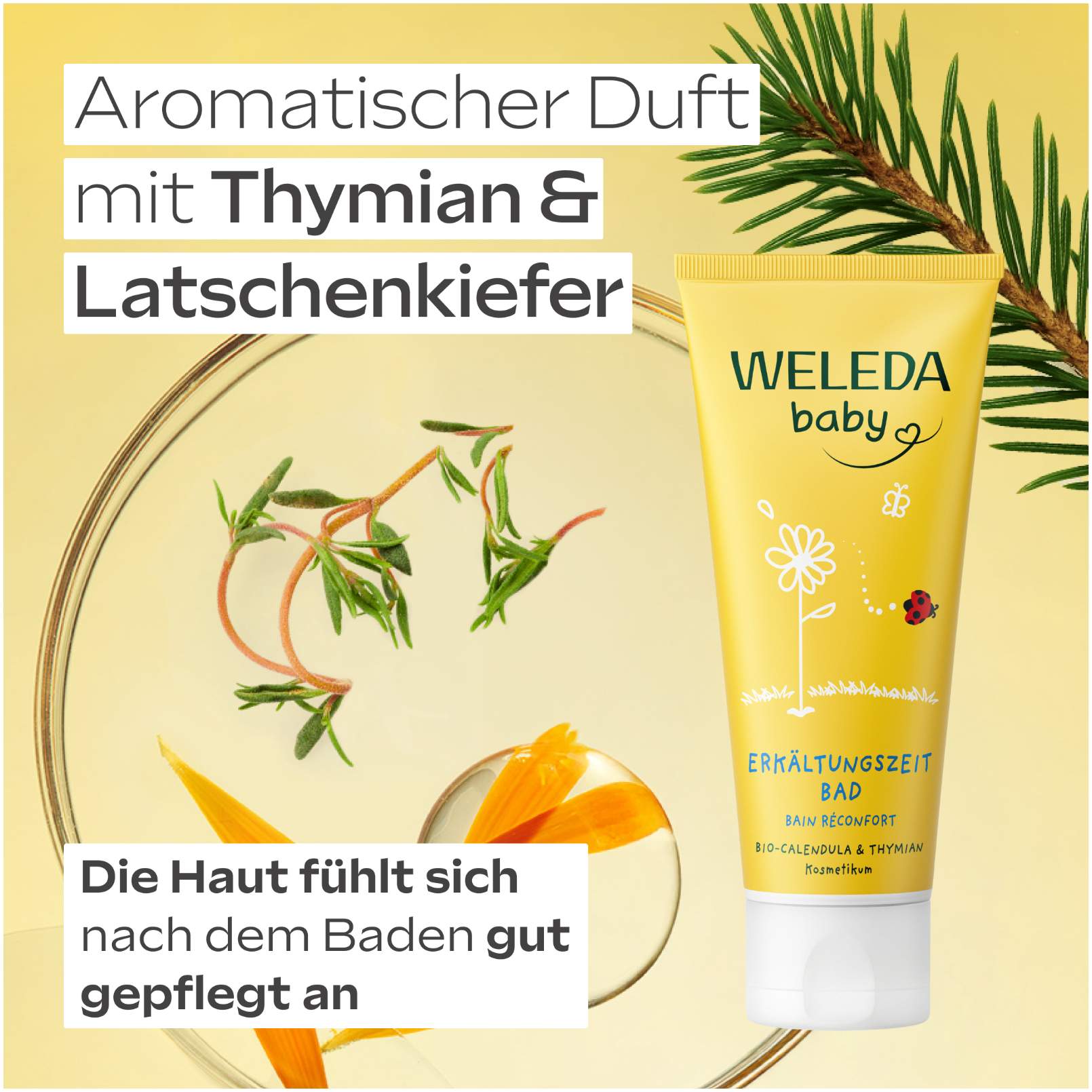 Weleda Calendula Erkältungszeit Bad