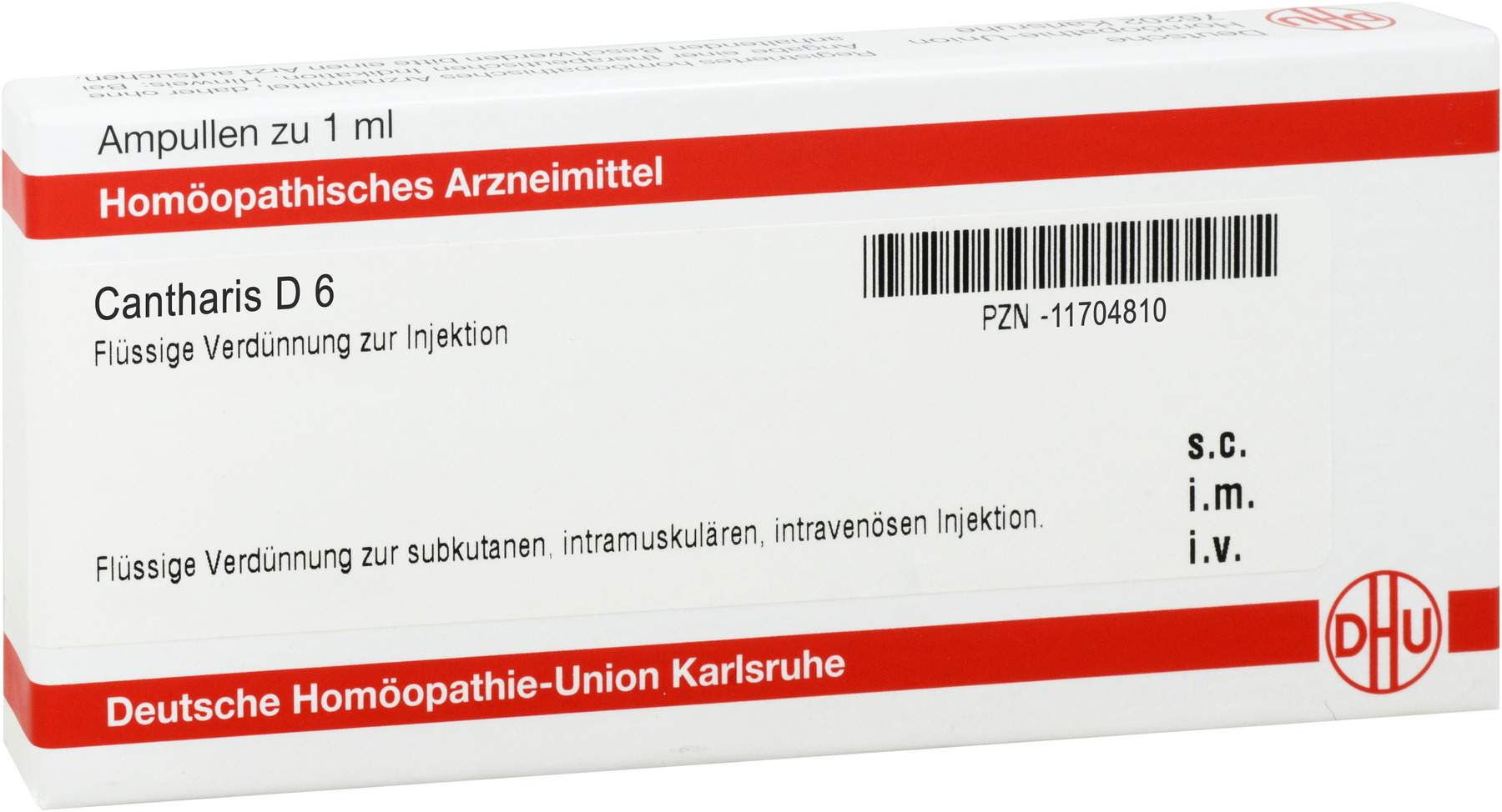 Dhu Cantharis D6 Ampullen