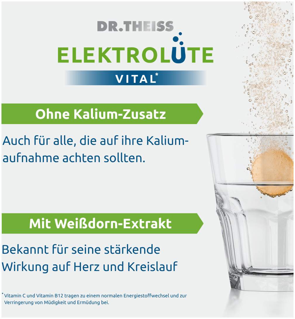 Dr.Theiss Elektrolüte Vital Brausetabletten 20 Stück