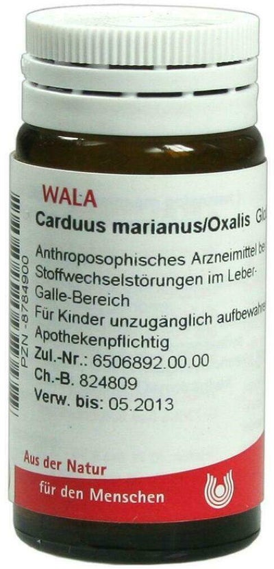 Wala Carduus Marianus Oxalis 20 G Globuli
