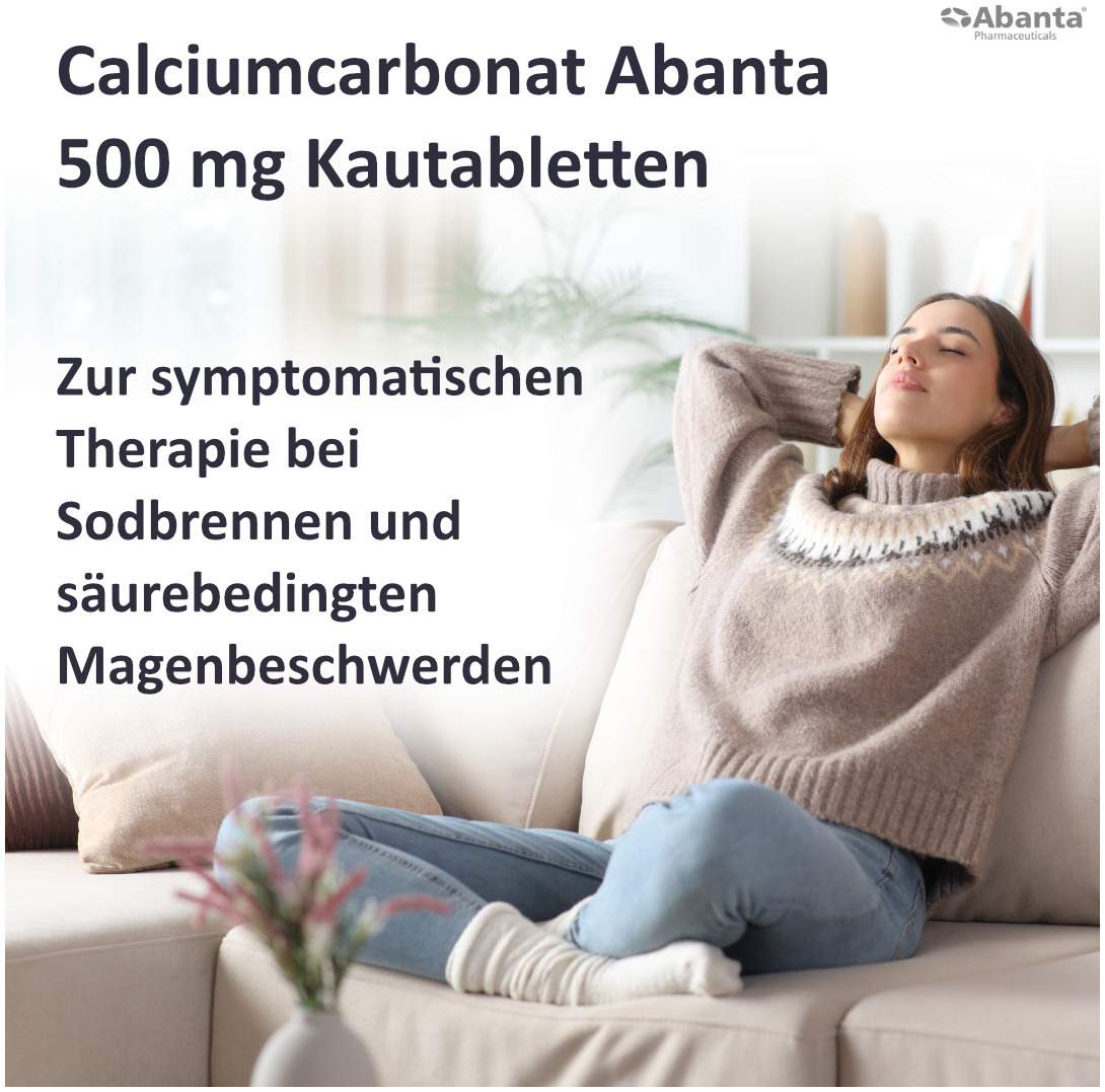 Calciumcarbonat Abanta 500 mg  200 Kautabletten