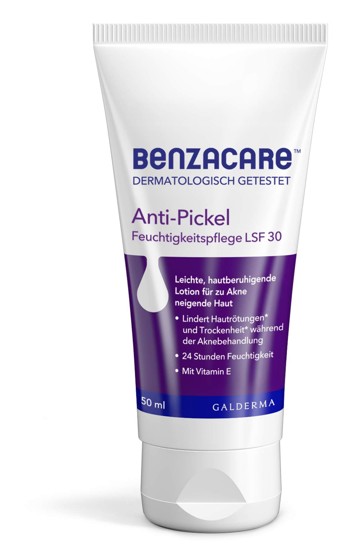 Benzacare Anti-Pickel Feuchtigkeitspflege LSF 30 50 ml