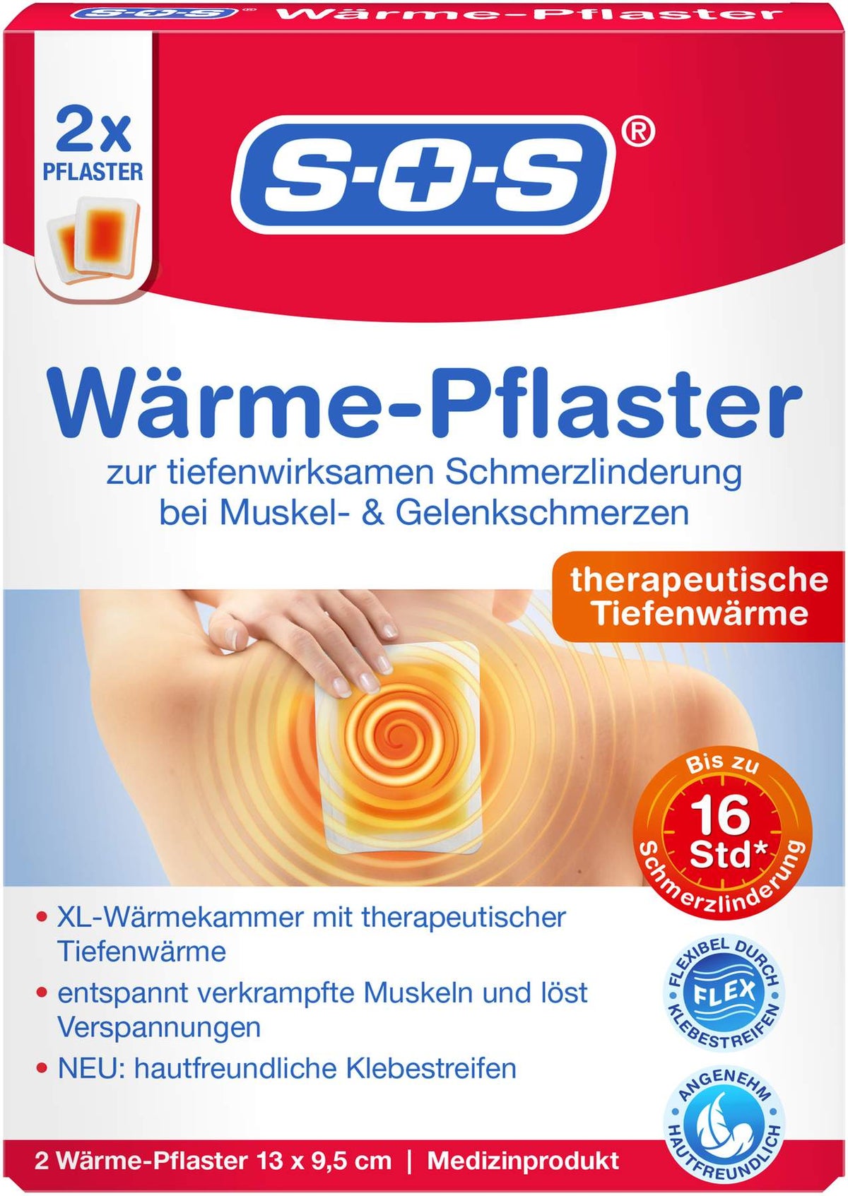 SOS Wärme-Pflaster 2 Stück