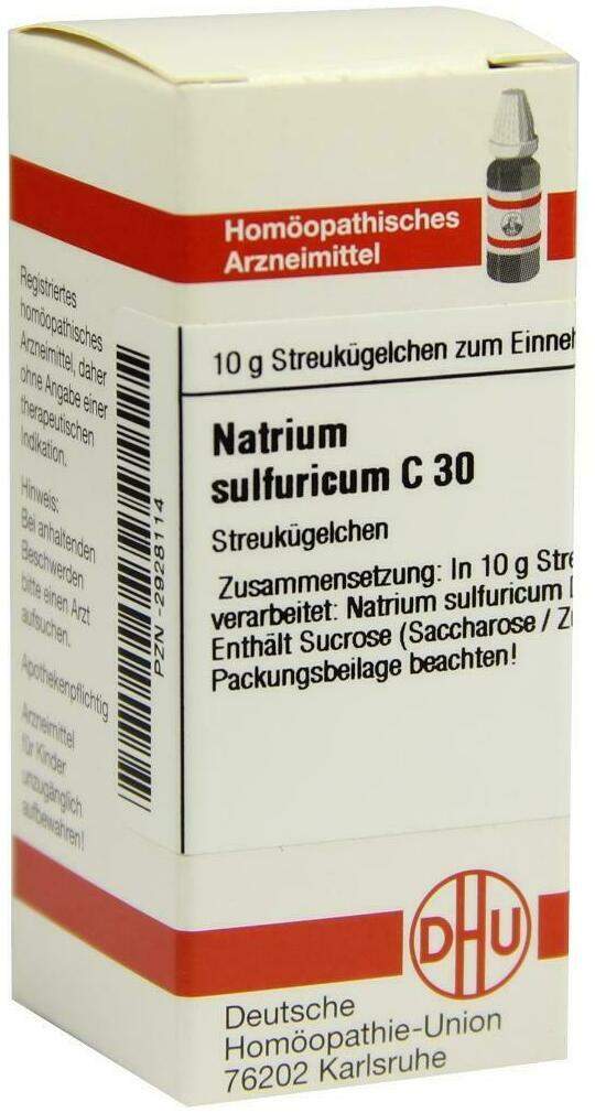 Dhu Natrium Sulfuricum C30 10 G Globuli