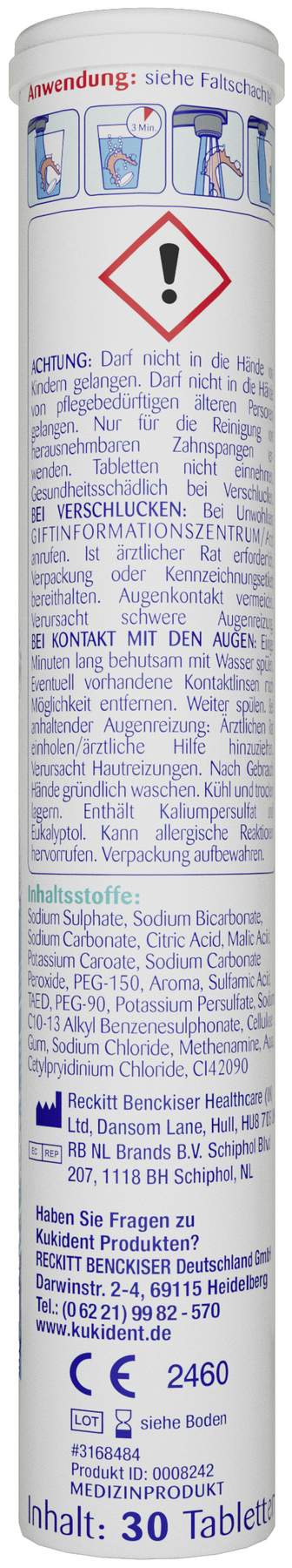 Kukis Zahnspangenreiniger 2 X 30 Stück