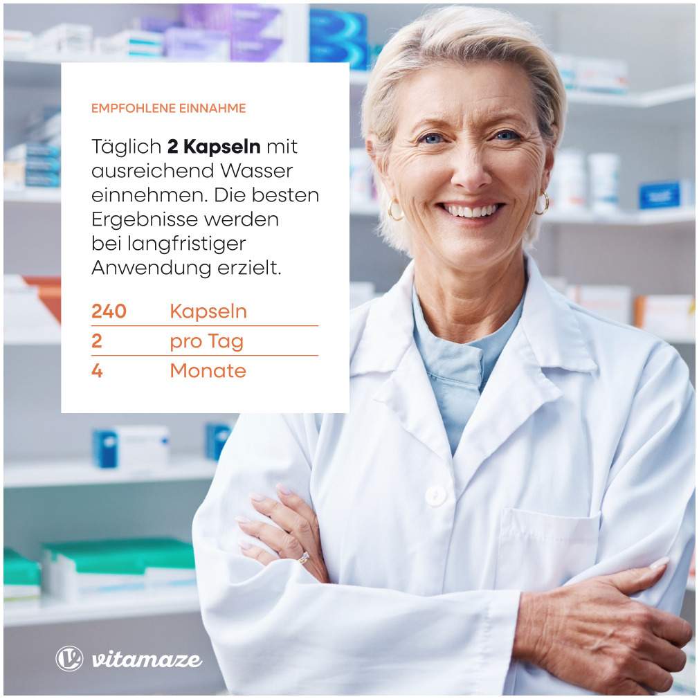 Magnesium Bisglycinat+Vitamin B6 Kapseln 240 Kapseln