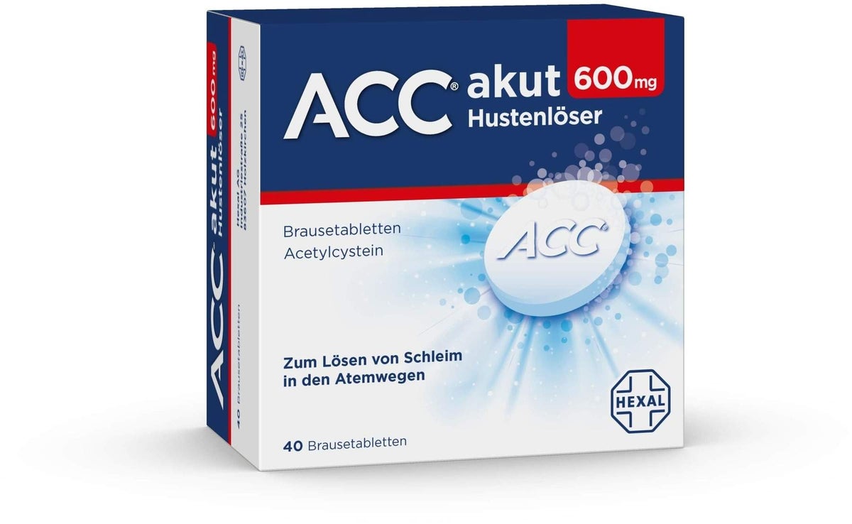 ACC akut 600 mg Hustenlöser 40 Brausetabletten
