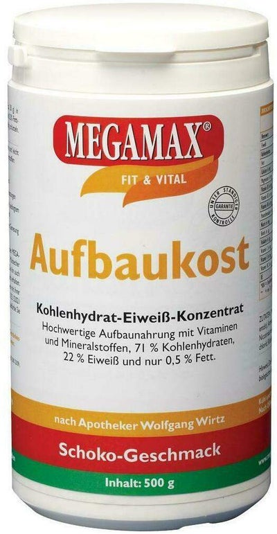 Megamax Aufbaukost Schoko 500 G Pulver