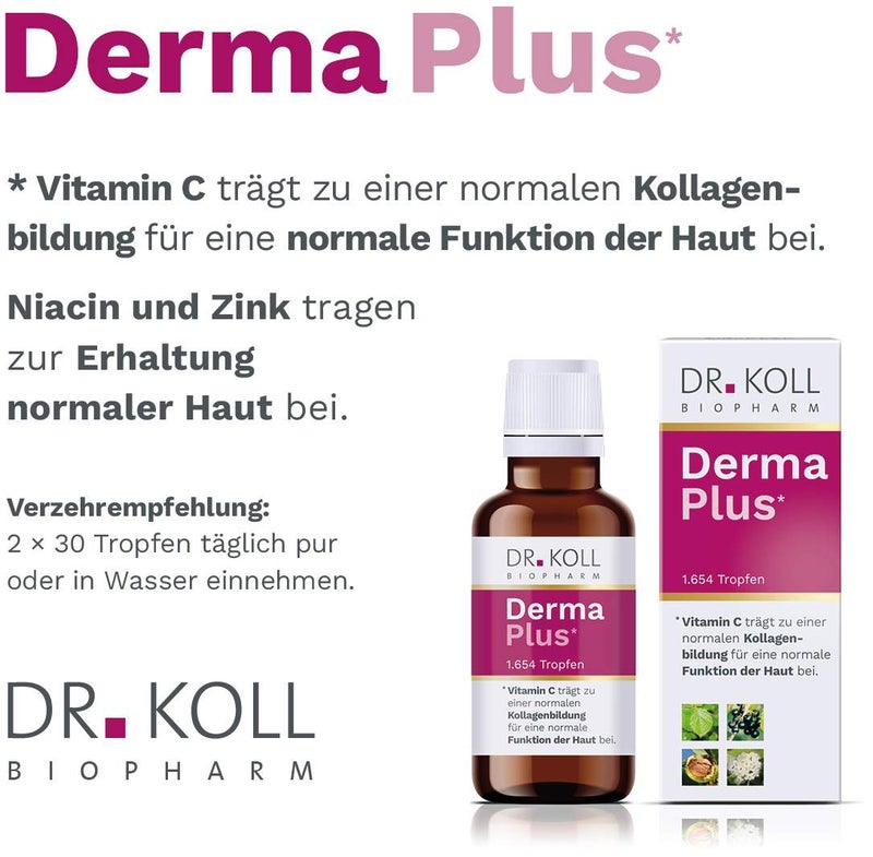 Derma Plus Dr.Koll Gemmo Komplex Walnuss Vitamin C Tropfen 50 ml