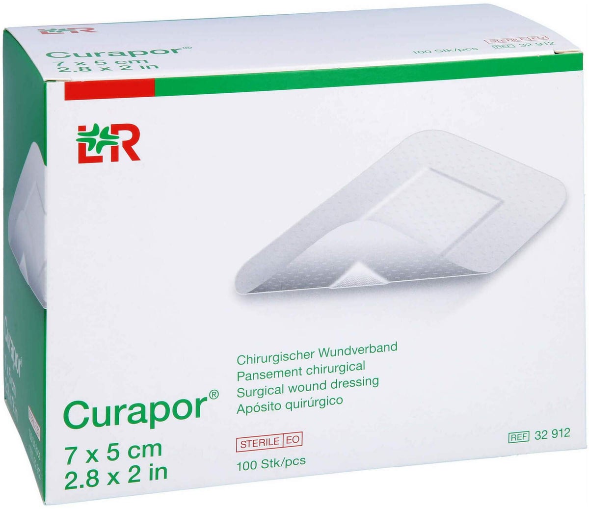 Curapor Wundverband Steril 5 X 7 cm 100 Stück