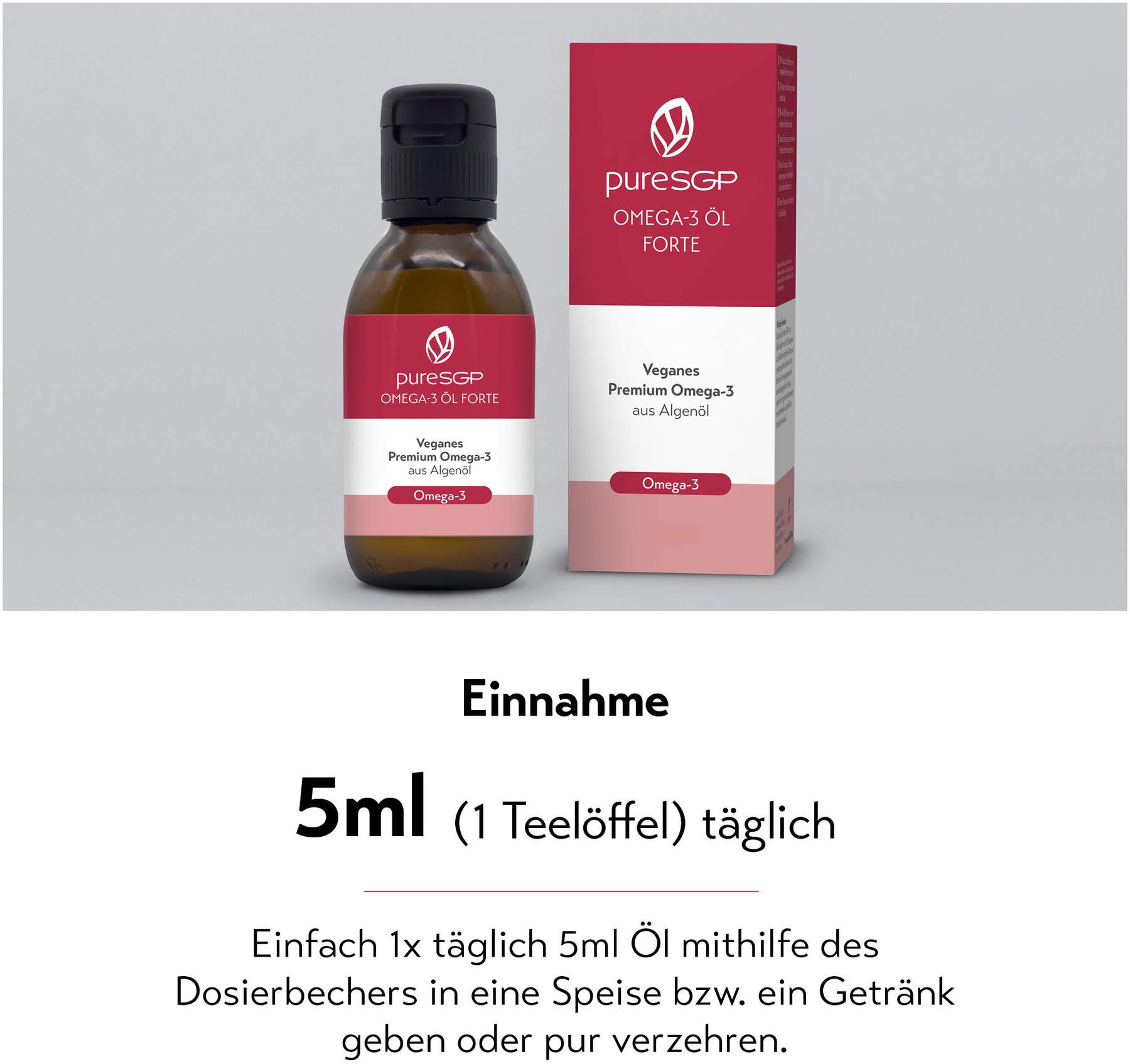 PureSGP Omega-3 Öl Forte Tropfen 100 ml