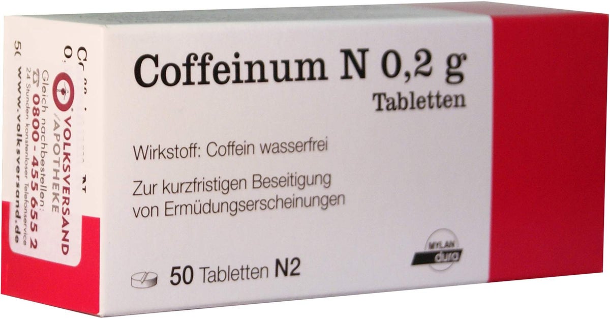 Coffeinum N 0,2 g 50 Tabletten